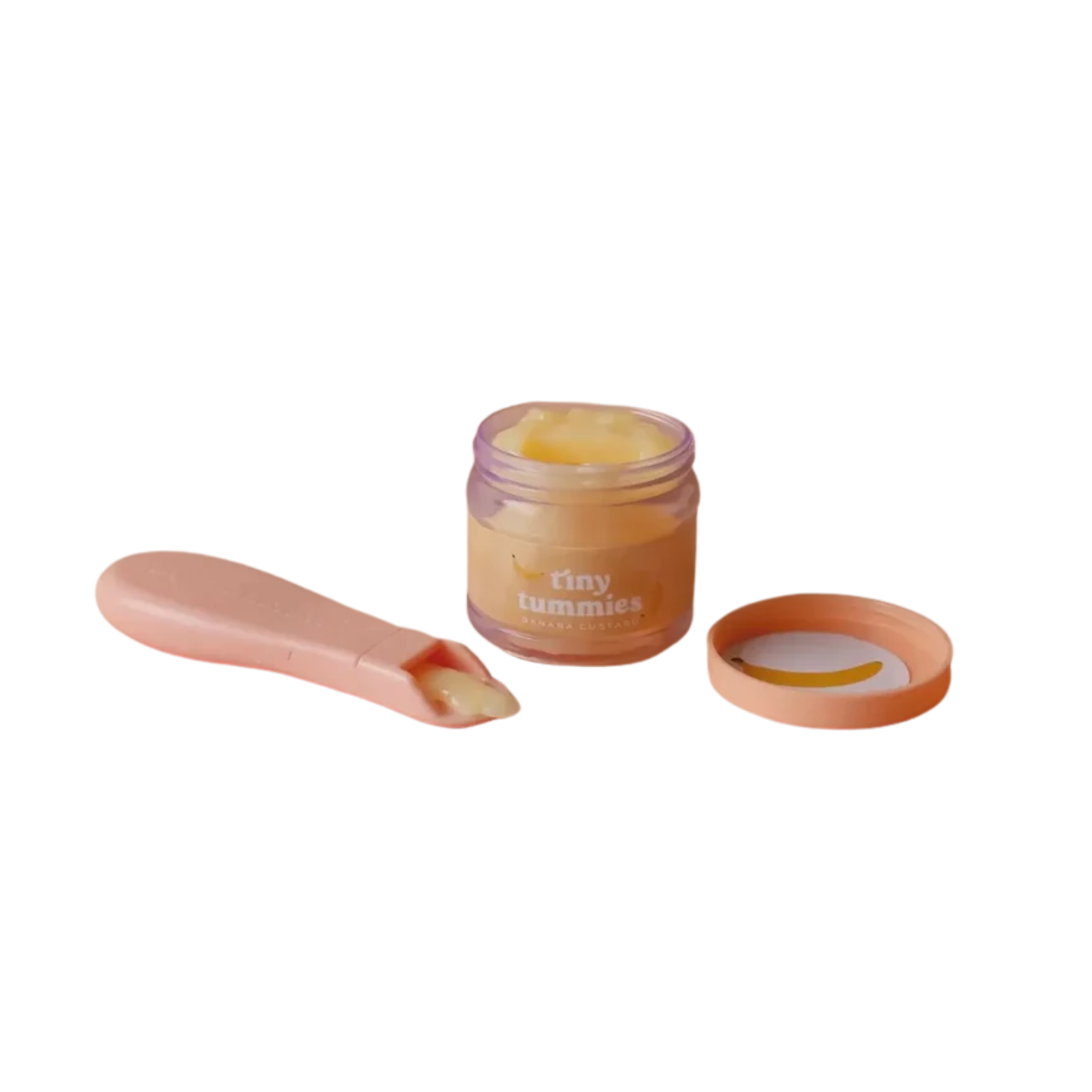Tiny Harlow - Tiny Tummies Banana Custard Food Jar and Spoon Set