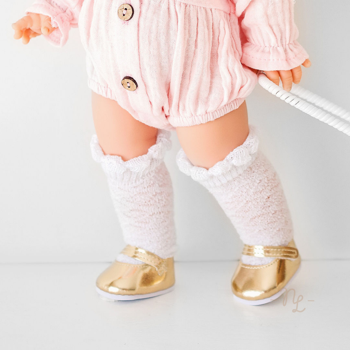 Doll Clothing - Daisy Muslin Playsuit- Cotton Candy