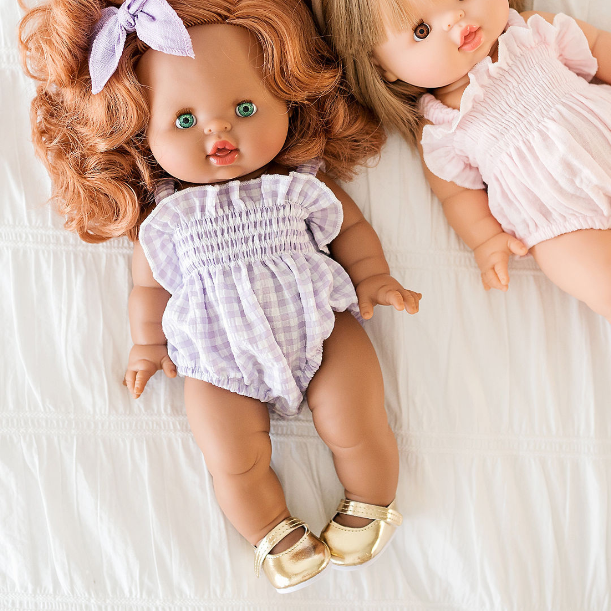 Doll Accessories - Mary Jane with Strap - Gold