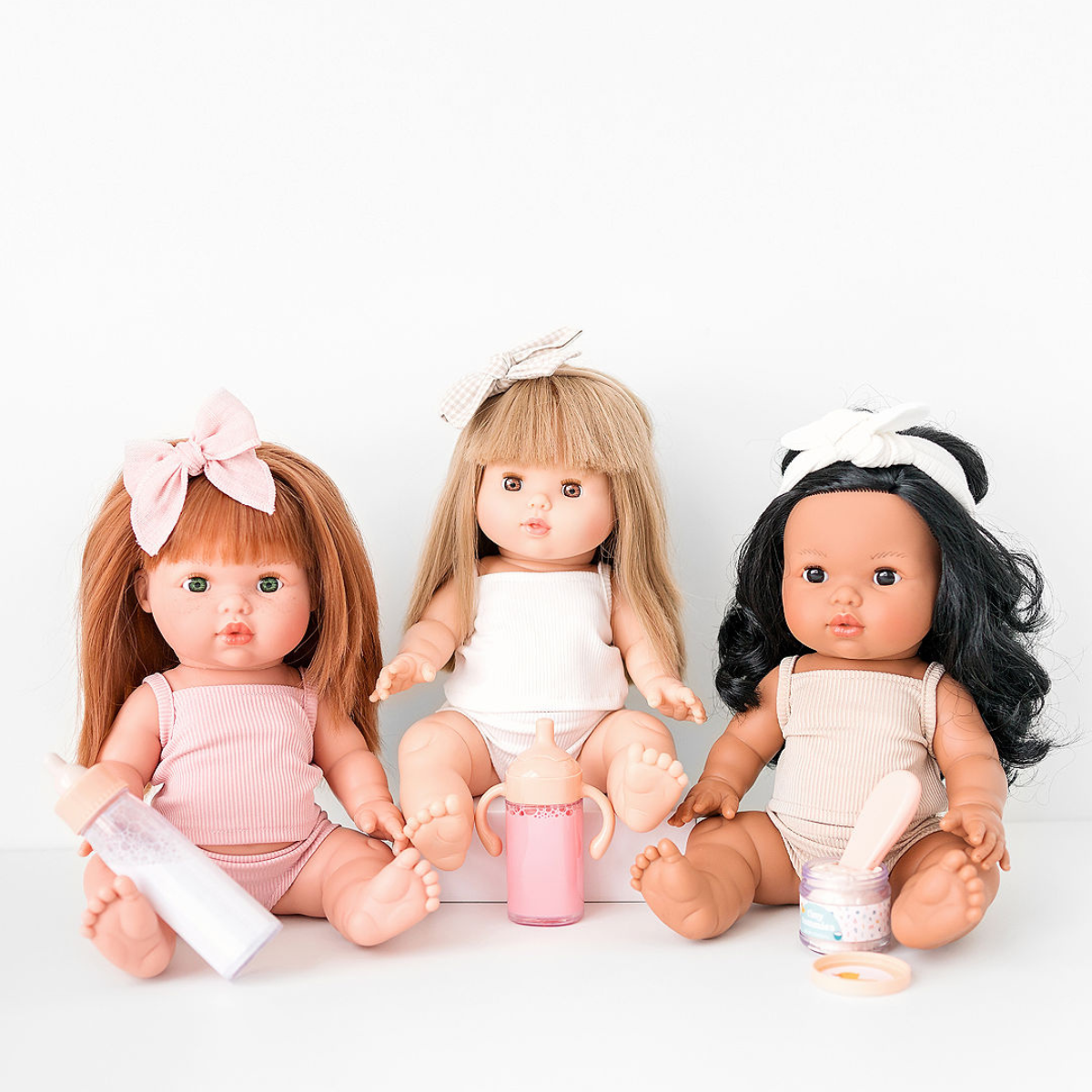 Doll Clothing - Isla Singlet + Undies Set - Oatmeal