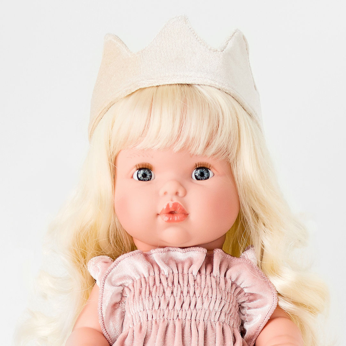 Doll Accessories - Velvet Crown - Beige