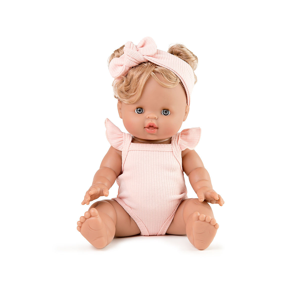 Doll Clothing - Luna Ribbed Flutter Singlet - Rose Pink