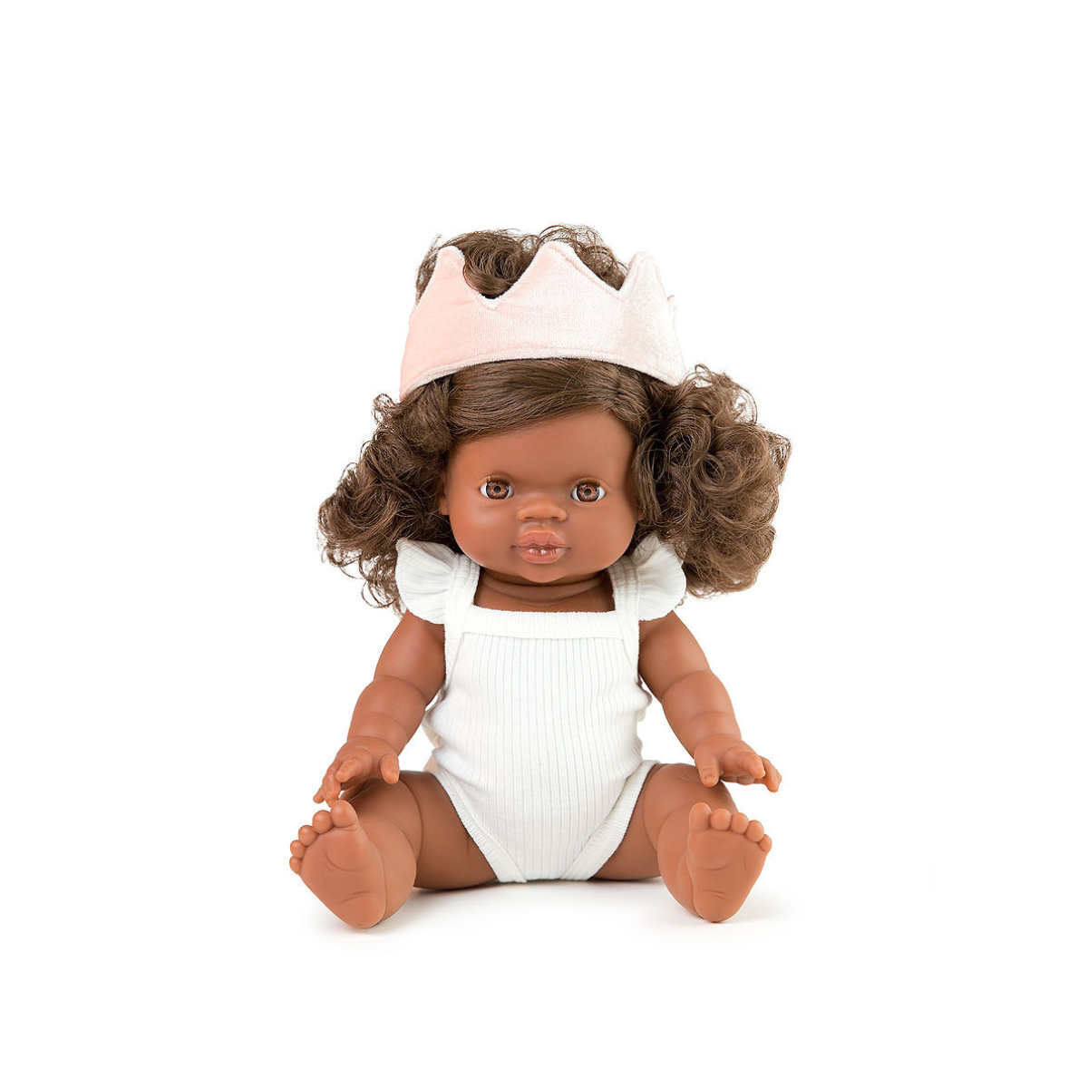 Doll Accessories - Velvet Crown - Ballet Pink