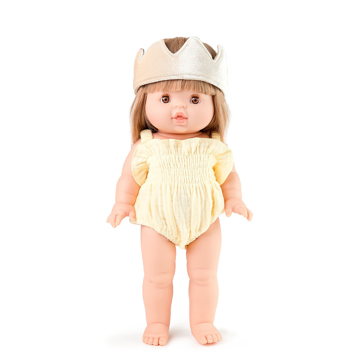 Doll Clothing - Smock Bubble Rompe - Lemon