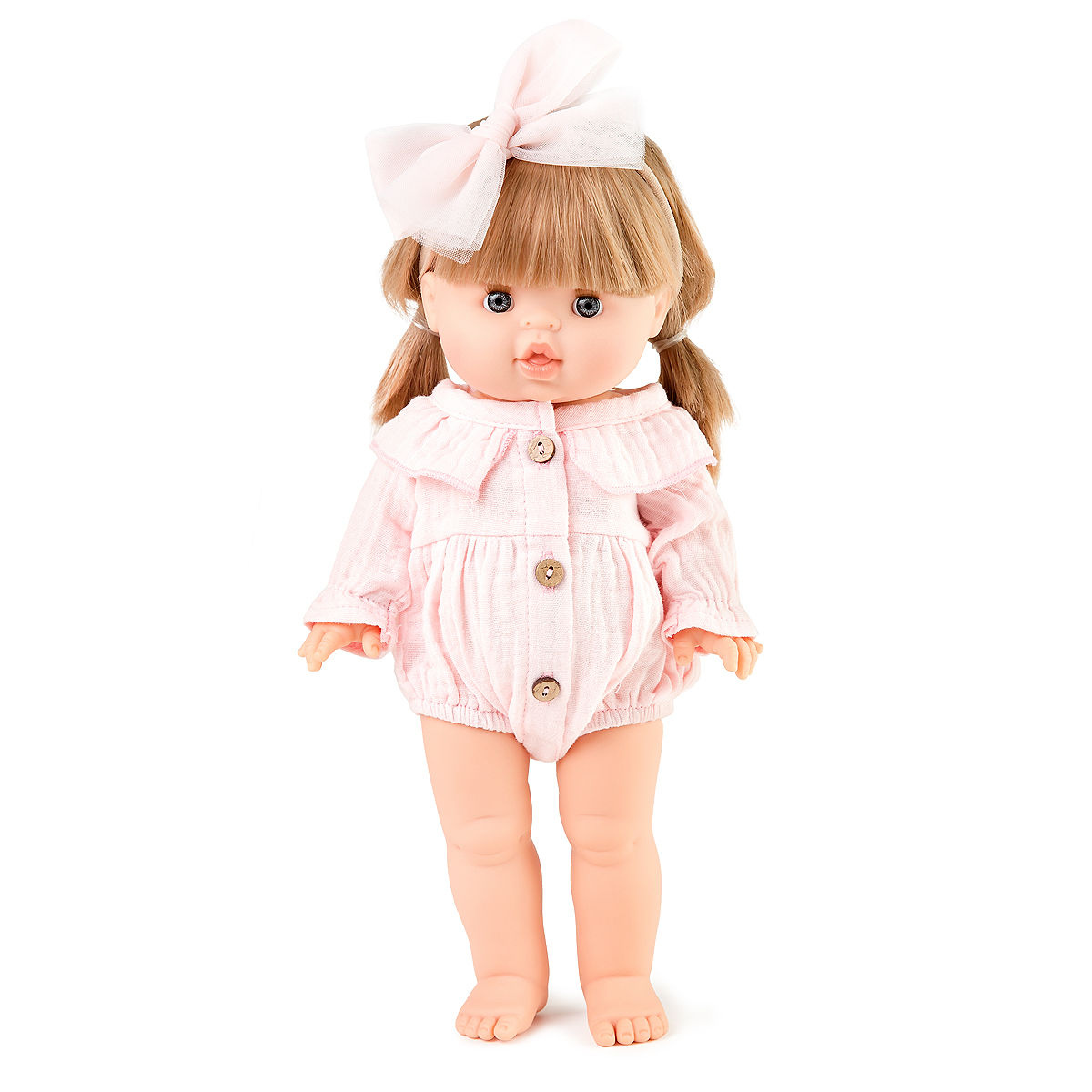 Doll Clothing - Daisy Muslin Playsuit- Cotton Candy