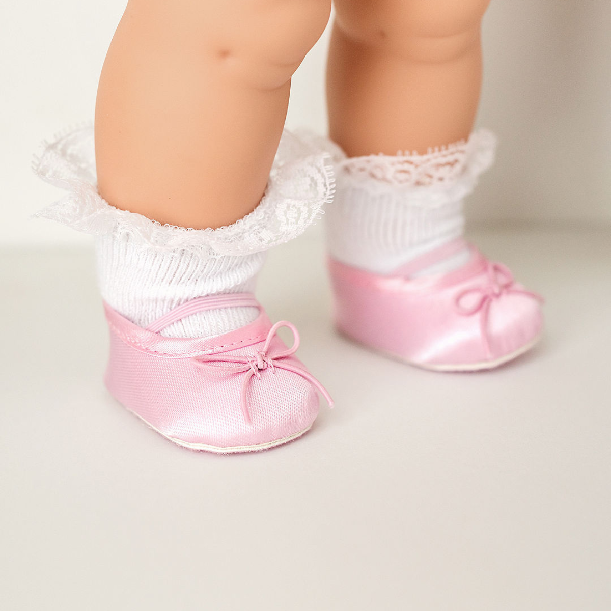 Doll Accessories - Ballet Flats - Satin Pink