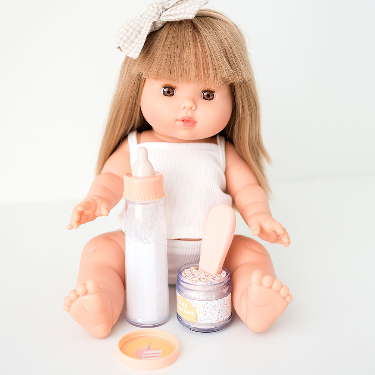 Doll Clothing - Isla Singlet + Undies Set - Ivory