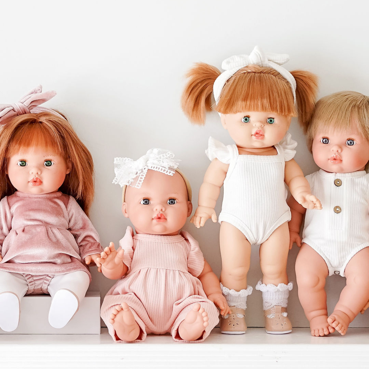 Doll Clothing - Lily Ribbed Jumpsuit - Rose Pink