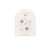 Daisy Clips Set - White & Gold