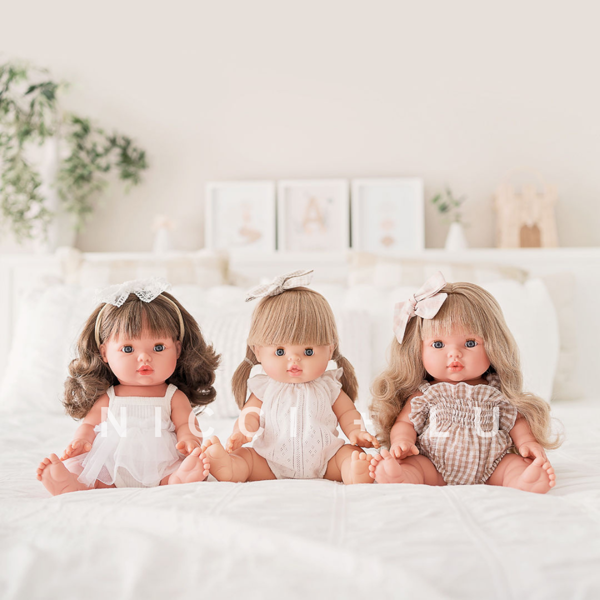 Mini Coletto Aria – 34cm Anatomically Correct Doll with blue greyish eyes