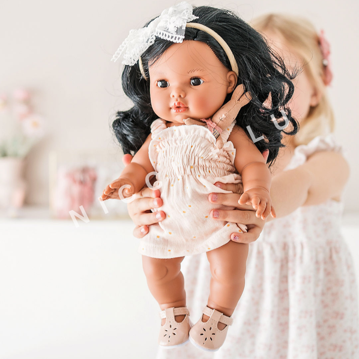Mini Coletto Aurora – 34cm Anatomically Correct Doll with black eyes