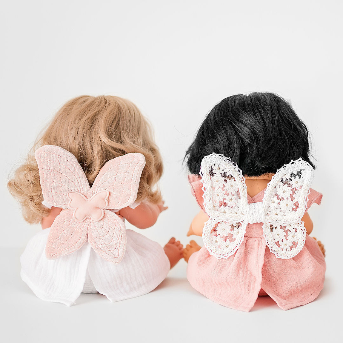 Ivory Lace Fairy Wings – Doll Accessories