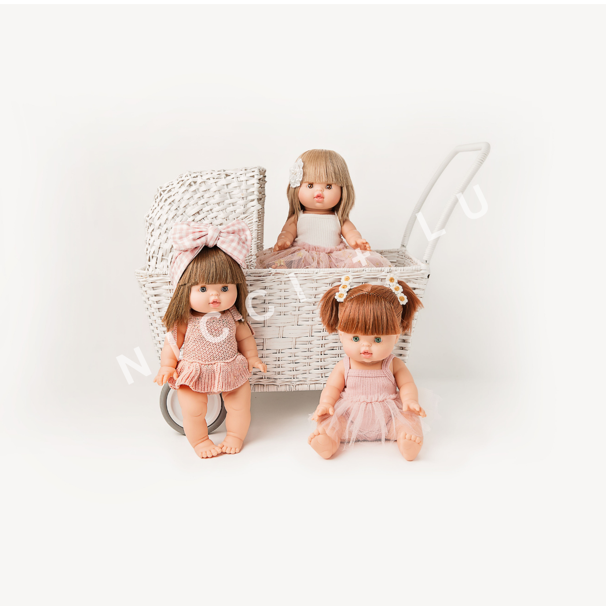 Doll Clothing - Harper Singlet Tutu - Rose Blush Ribbed