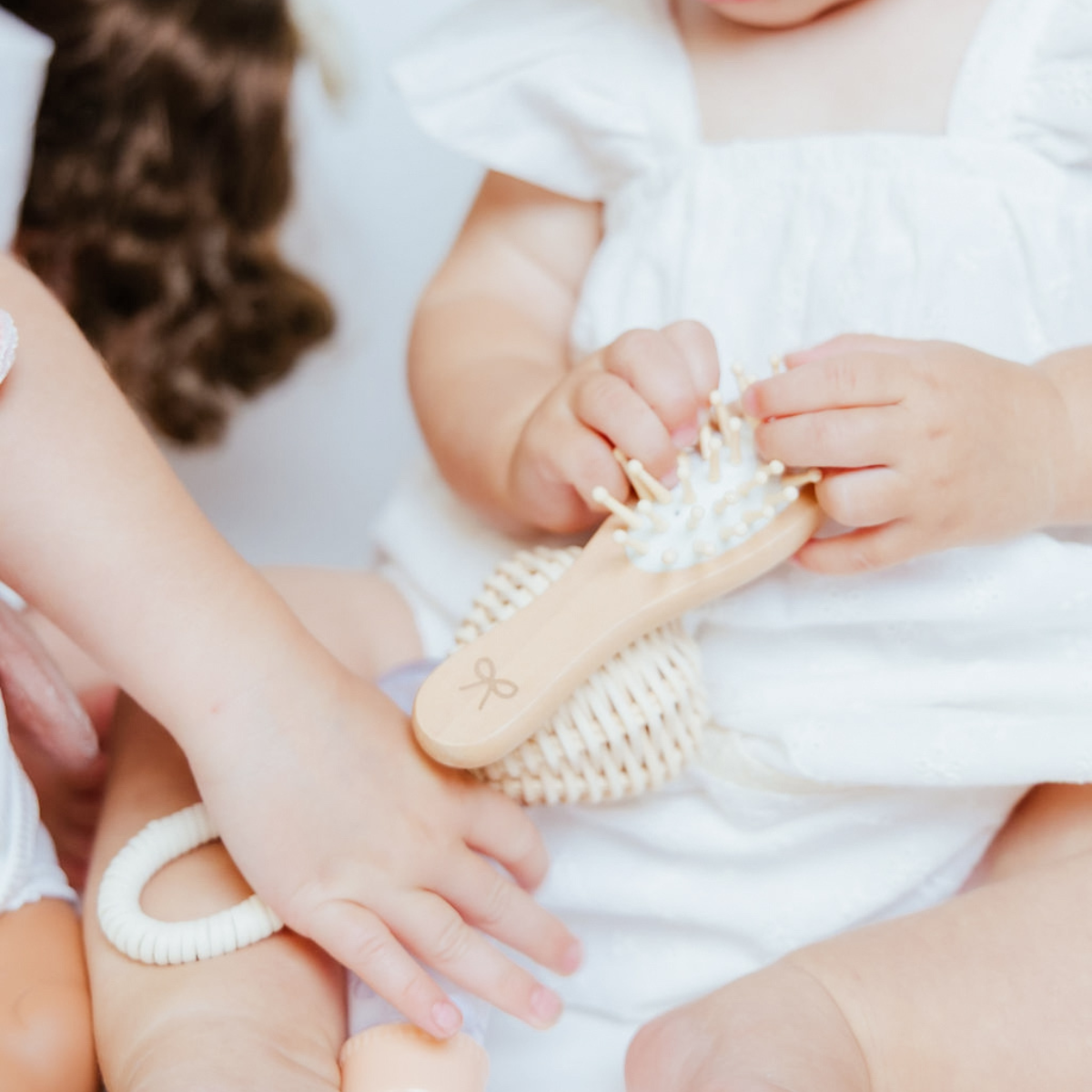 Mini Wooden Doll Brush