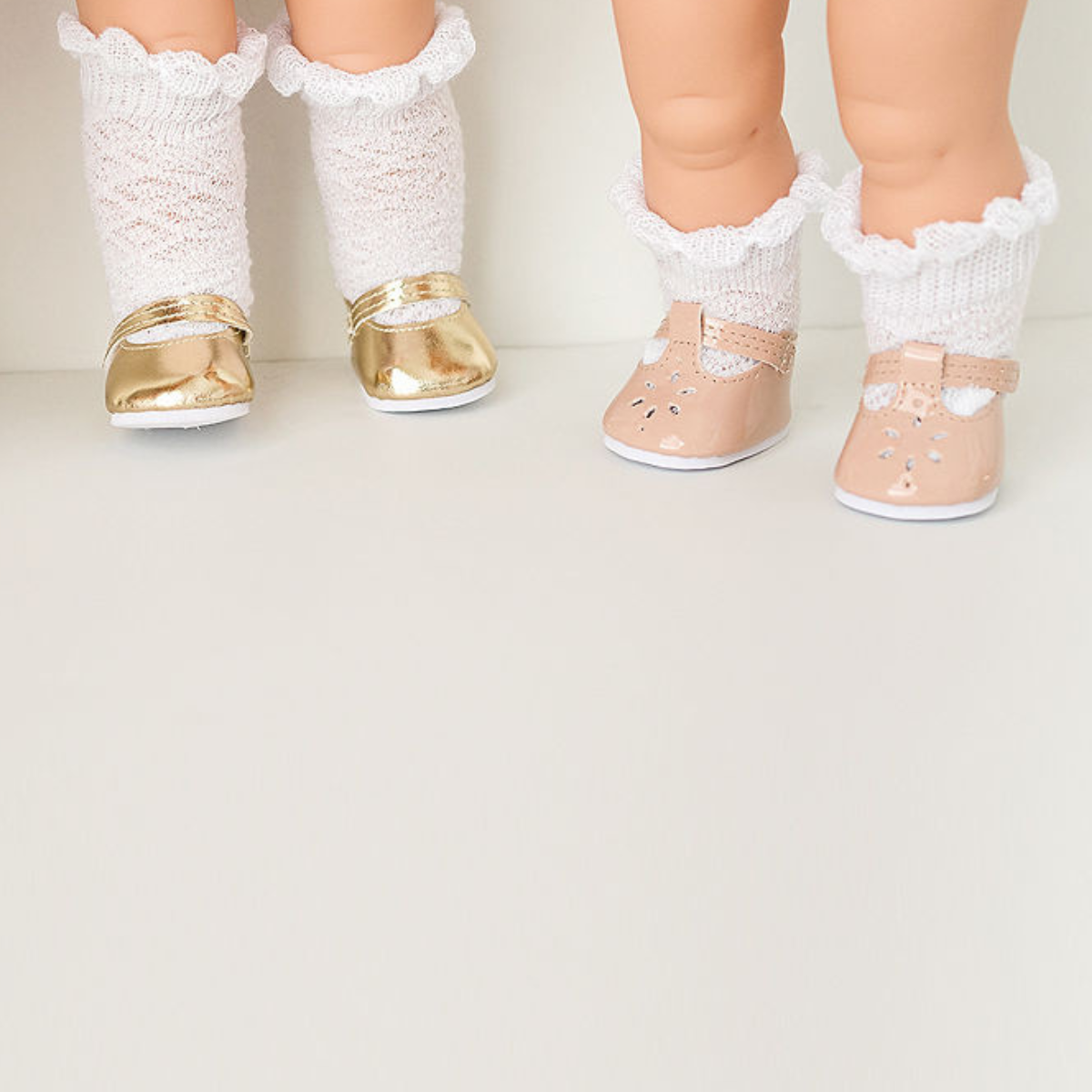Doll Accessories - Frill Ankle Sock for 34cm Dolls - White