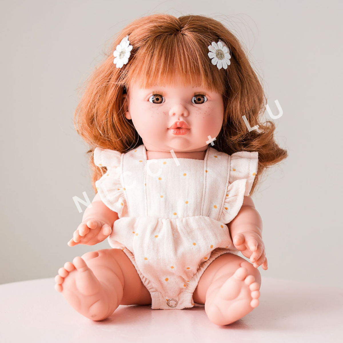 Mini Coletto Sophia – 34cm Anatomically Correct Doll with brown eyes