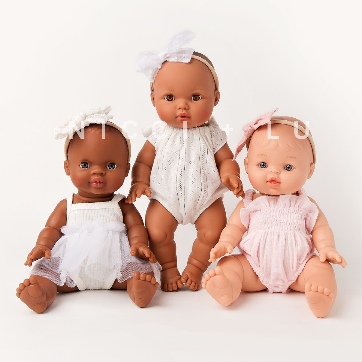 Doll Clothing - Harper Singlet Tutu - Ivory Ribbed