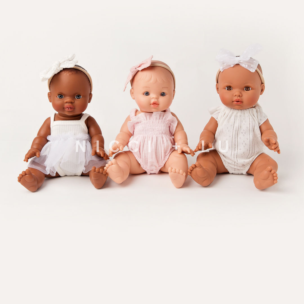 Doll Clothing - Harper Singlet Tutu - Ivory Ribbed