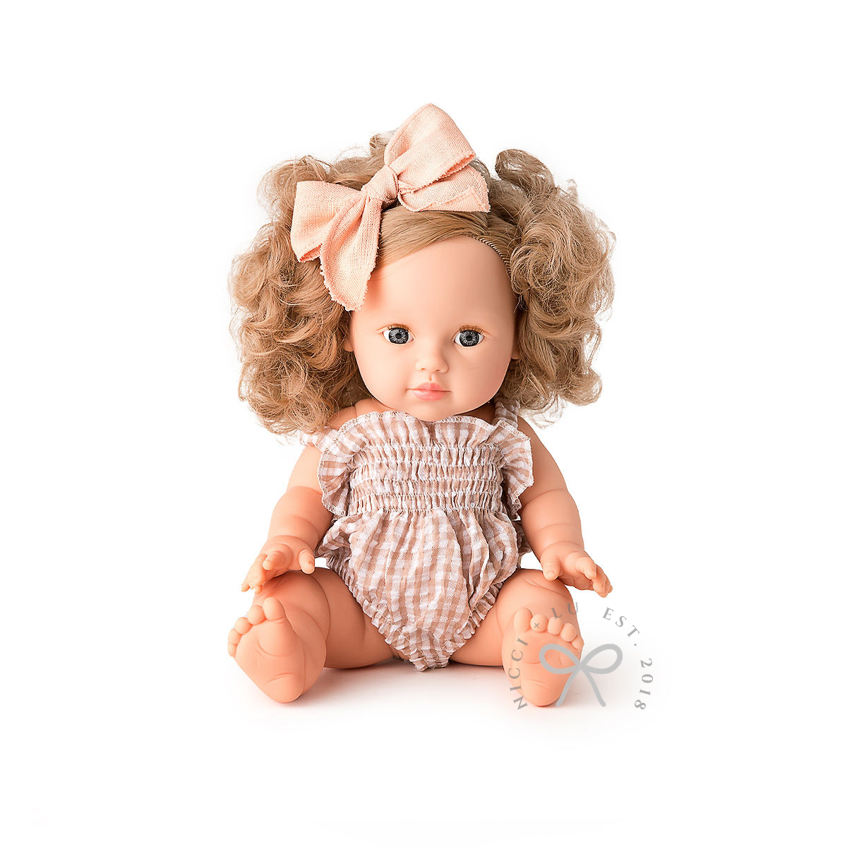 Minikane Blonde Lola – 34cm Anatomically Correct Doll