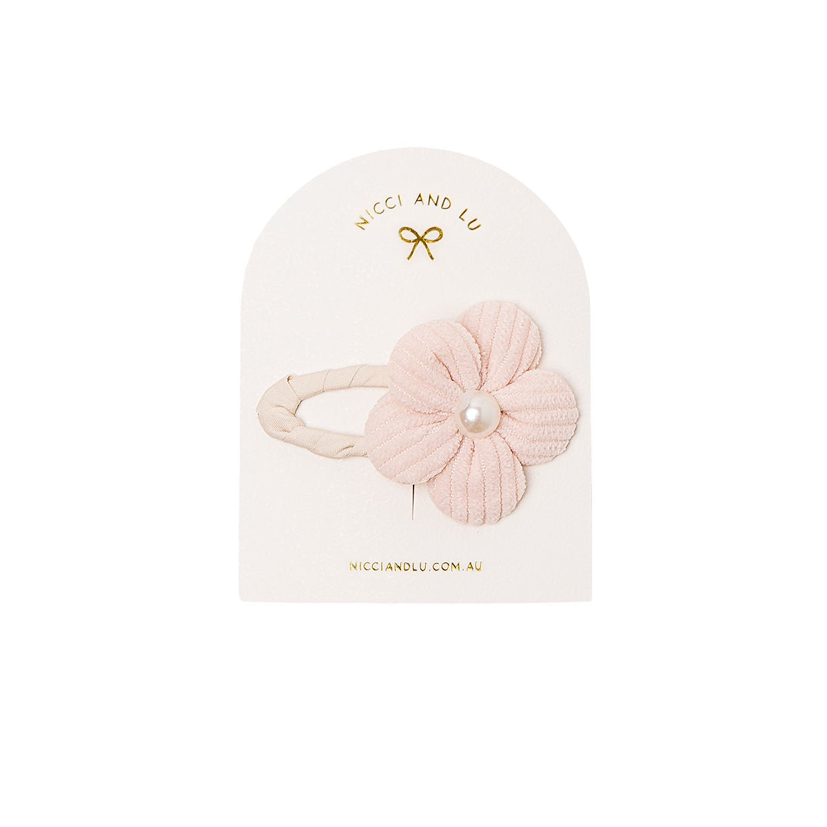 Pearl Daisy Clip-Blush