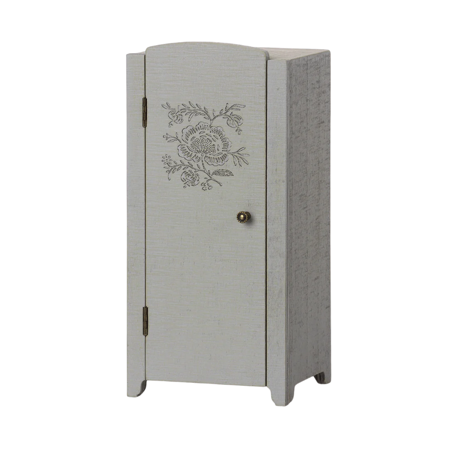 Maileg - Miniature Closet Grey-Mint