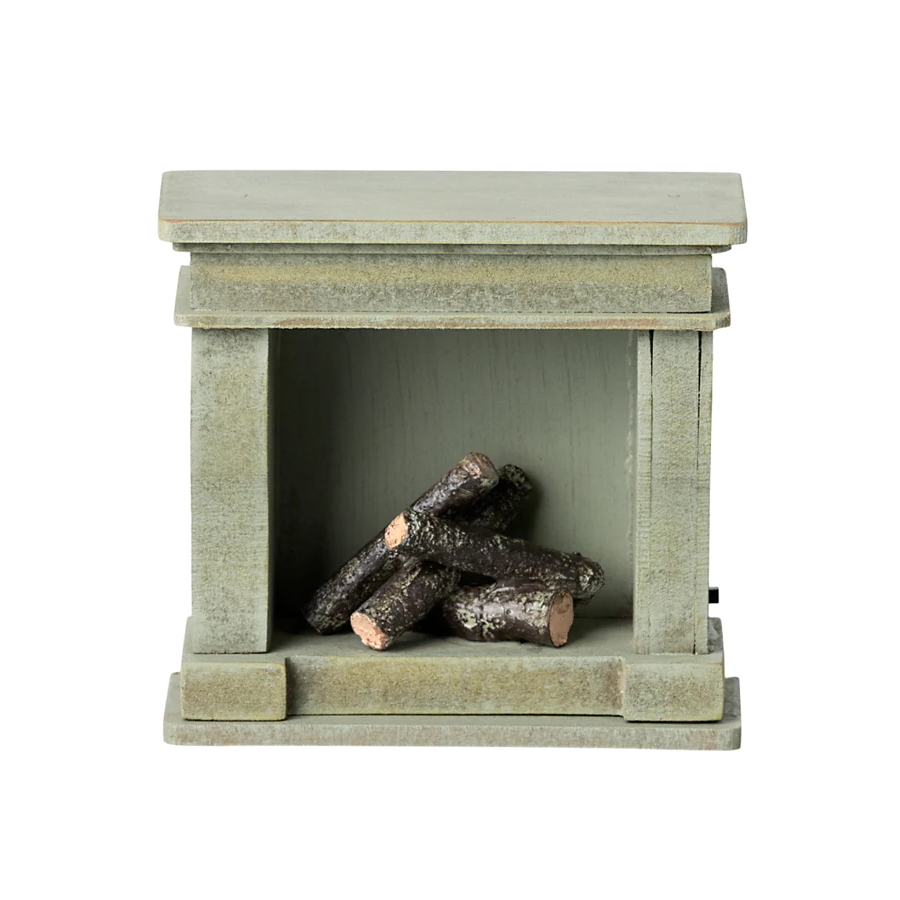 Maileg - Miniature Fireplace vintage blue