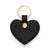 Heart Keyring - Black