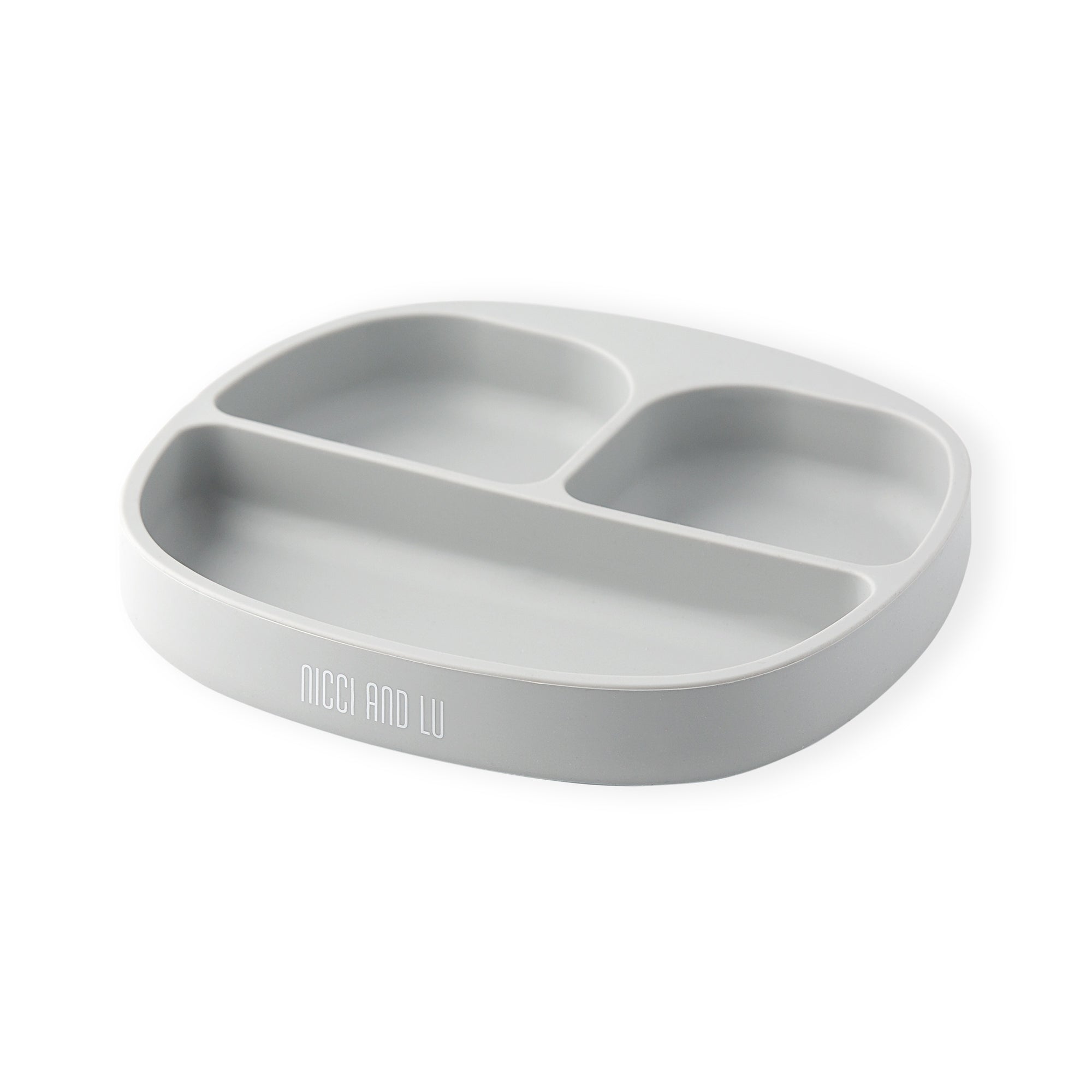 Silicone Suction Plate - Grey