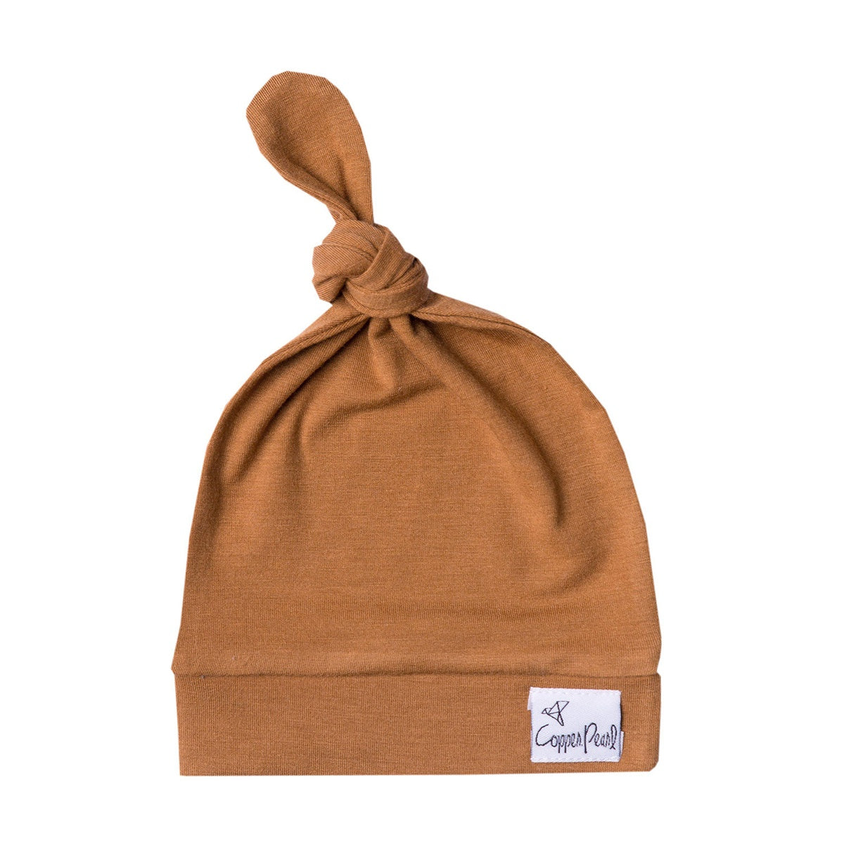 zzz Copper Pearl - Top Knot Hat - Camel