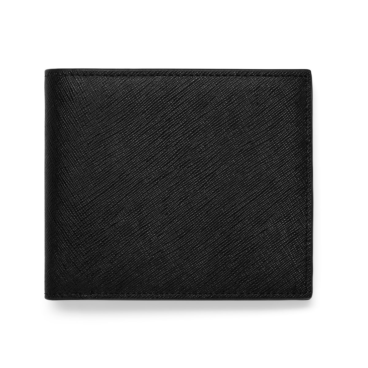 Bifold Wallet Saffiano Leather - Black