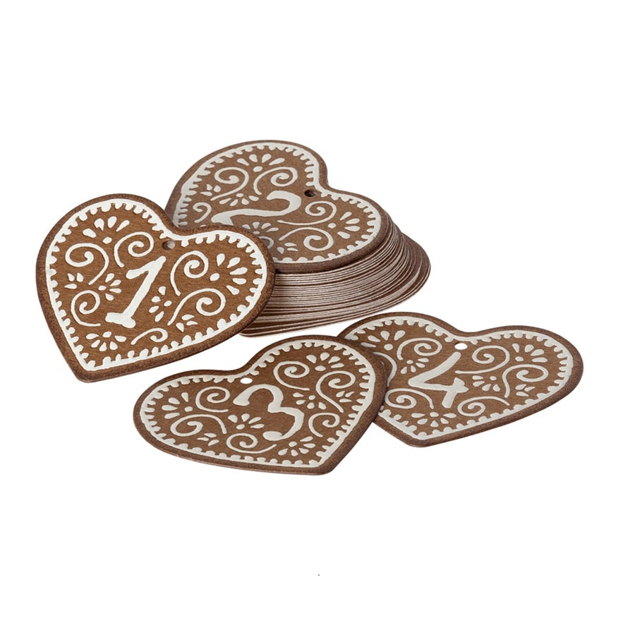 Maileg - Calendar Tags Numbers 1-24