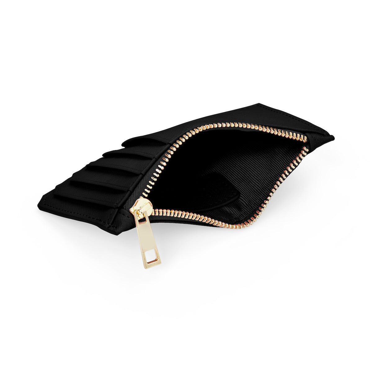 Slim Zip Cardholder - Black