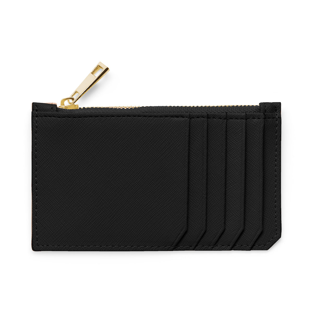 Slim Zip Cardholder - Black