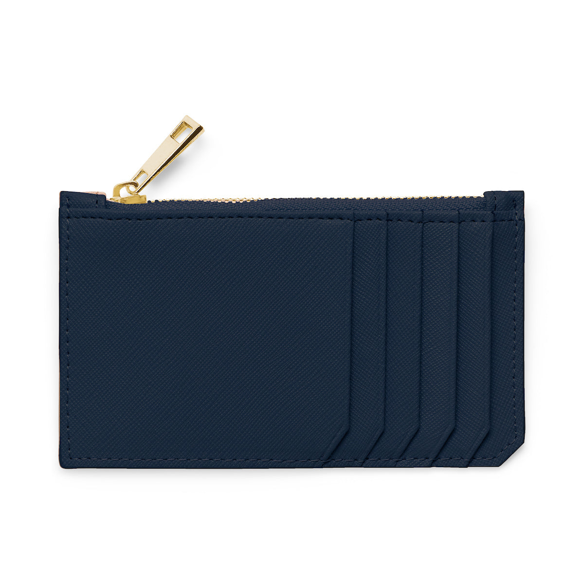 Slim Zip Cardholder - Navy