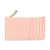 Slim Zip Cardholder - Pale Pink