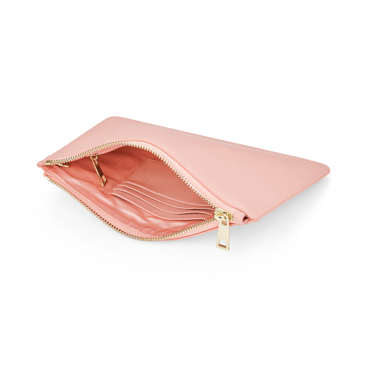 Pink outlet leather clutch