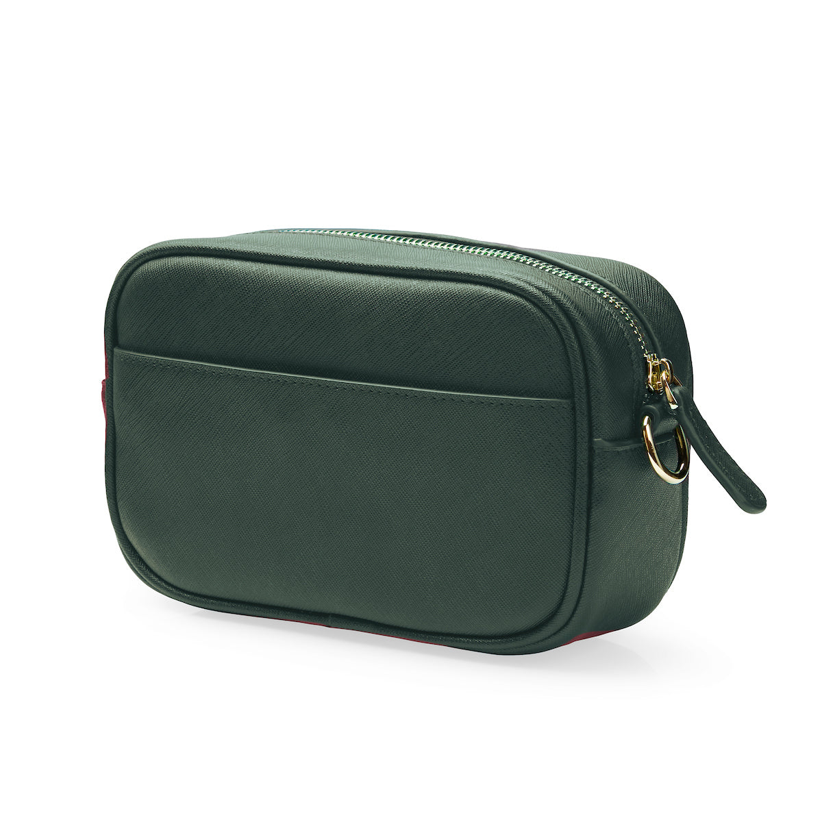 Crossbody Bag - Hunters Green Saffiano Leather