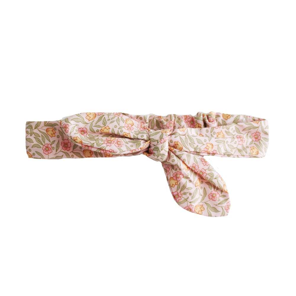Adjustable Head Bow - Blossom Lily Pink