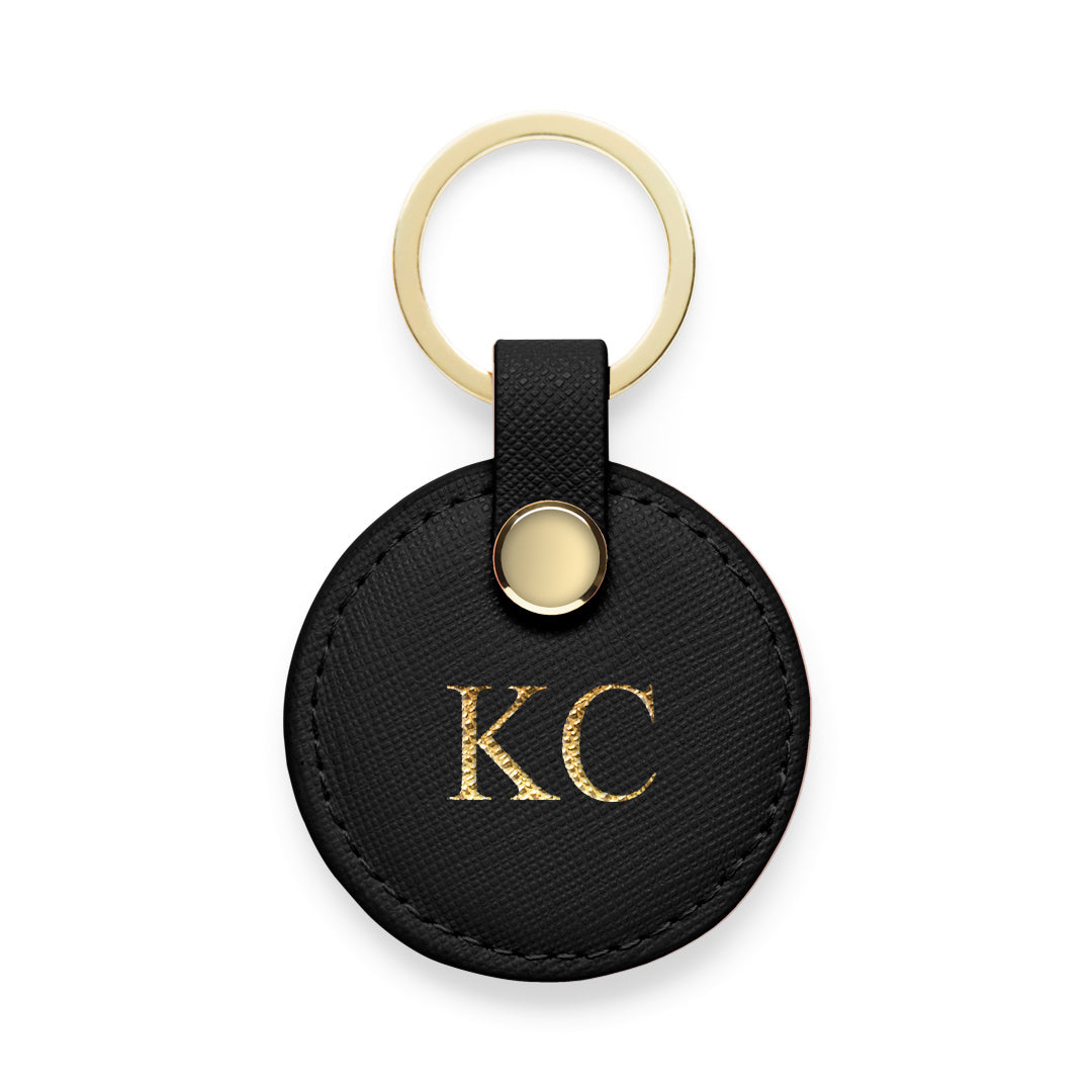 Circle Keyring - Black