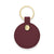 Circle Keyring - Burgandy