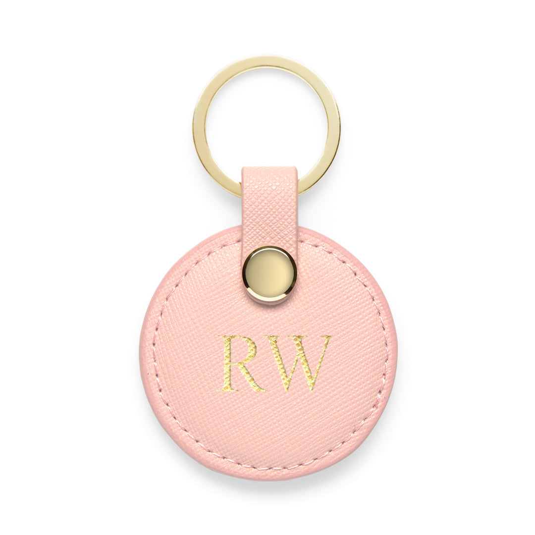 Circle Keyring - Pale Pink