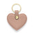 Heart Keyring - Taupe