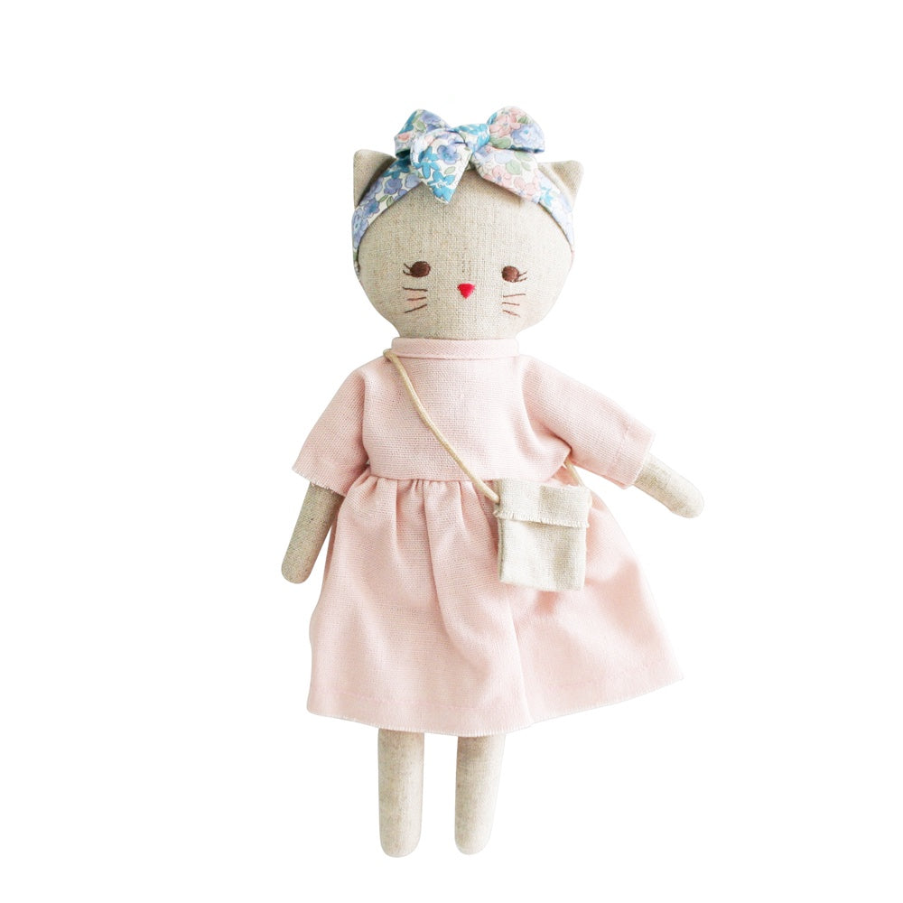Mini Lilly Kitty - Pink Linen