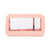Double Layer Clear Cosmetic Bag - Pink
