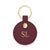 Circle Keyring - Burgandy