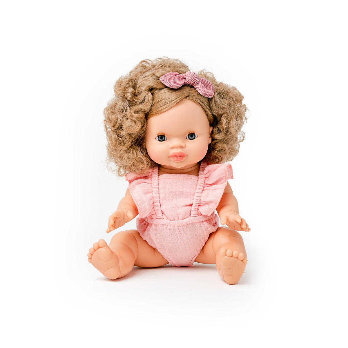 Doll Clothing - Flutter Romper in Pink