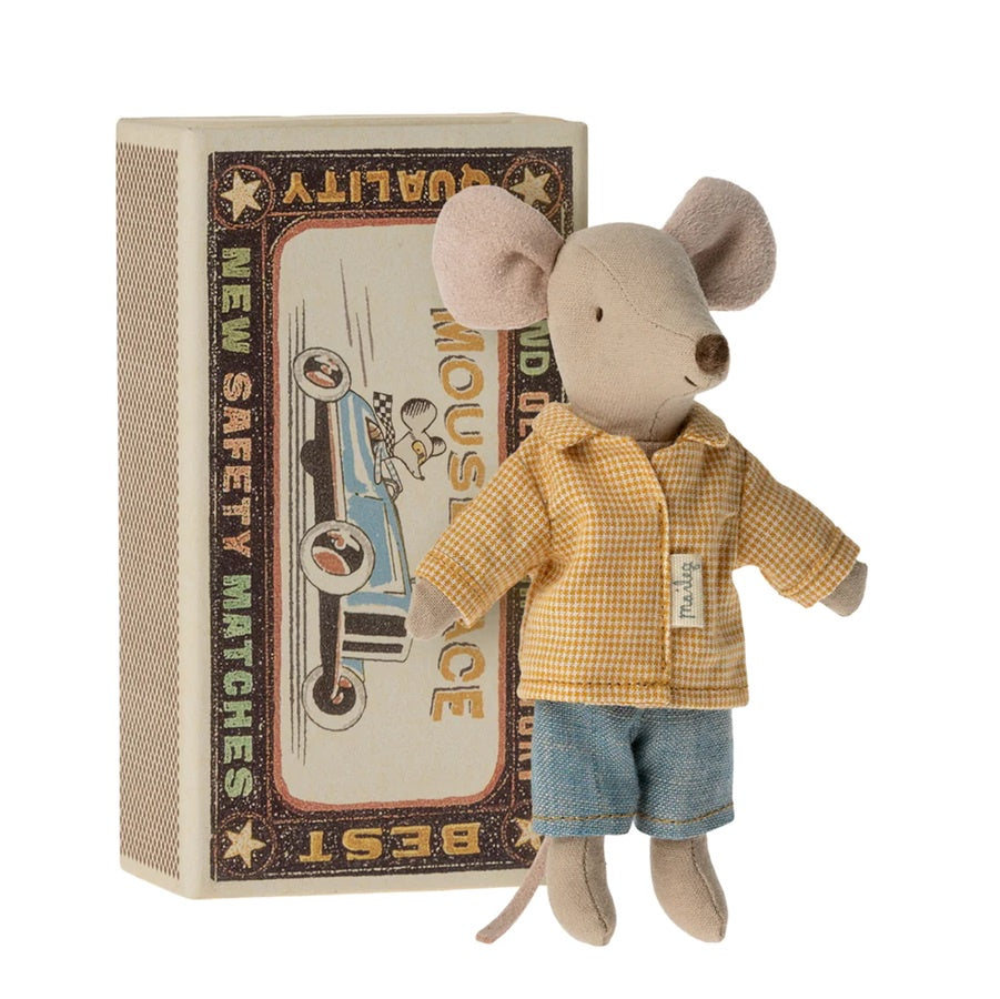 Maileg - Mouse Big Brother in Matchbox