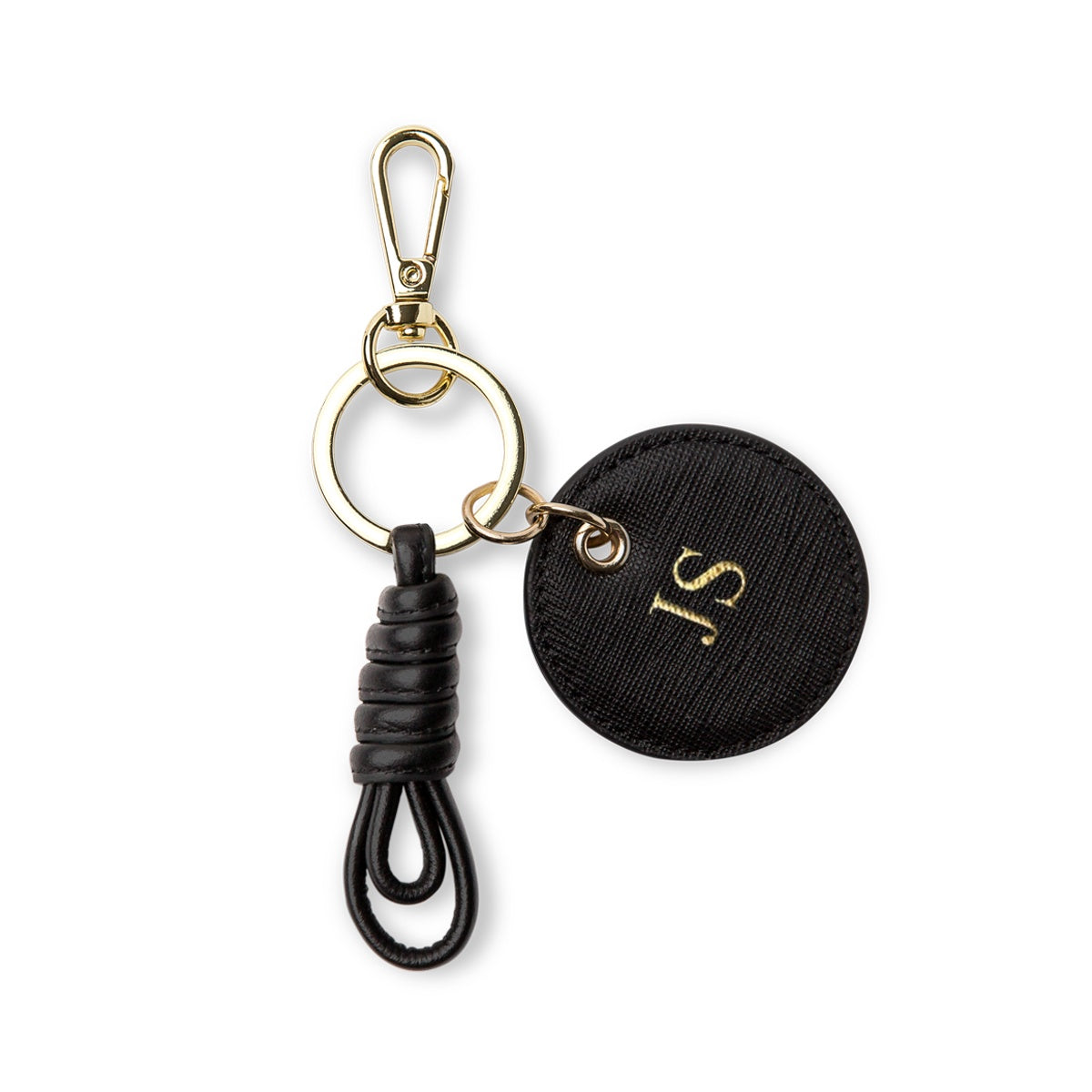 Repeated Knot Keyring - Black