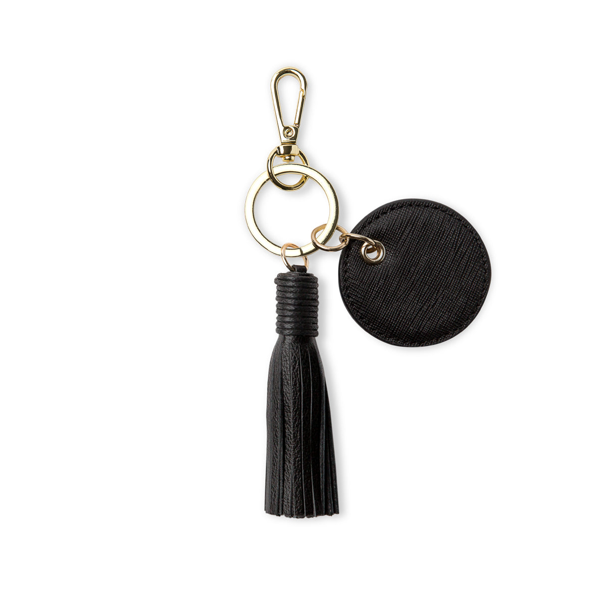 Single Tassel Keyring - Black