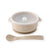 Silicone Suction Bowl and Spoon Set - Sand